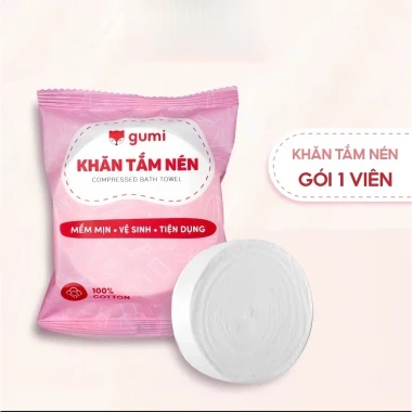 Khăn Tắm Du Lịch Dùng 1 Lần Cotton 100% Siêu Mềm Khô Nhanh Không Kích Ứng Da Giá Rẻ 13k 10