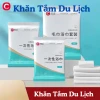 Khăn Tắm Du Lịch Dùng Một Lần KIVA Sợi Cellulose 100% Thấm Hút Mềm Mịn Chỉ 4900đ 2