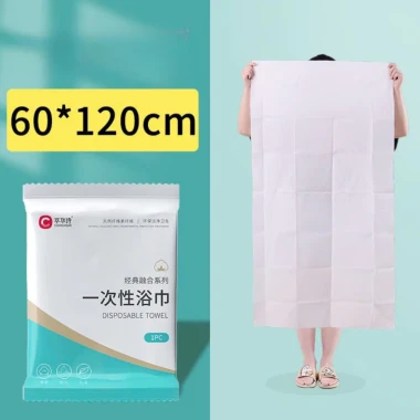 Khăn Tắm Du Lịch Dùng Một Lần KIVA Sợi Cellulose 100% Thấm Hút Mềm Mịn Chỉ 4900đ 13