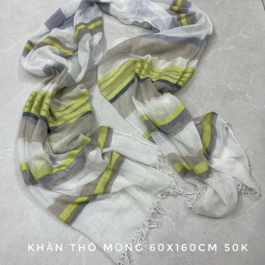 Khăn thô Nhật mùa hè mỏng nhẹ 2hand giá rẻ 30k du lịch giảm từ 36k 31