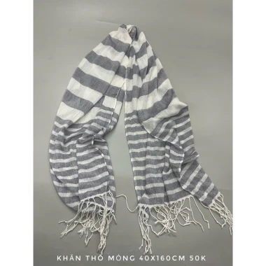 Khăn thô Nhật mùa hè mỏng nhẹ 2hand giá rẻ 30k du lịch giảm từ 36k 50