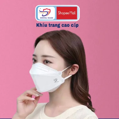 Khẩu trang 4D KF94 4 lớp kháng khuẩn chống UV - Tặng 10 cái - Giá chỉ 105000đ 4