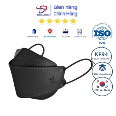 Khẩu trang 4D KF94 4 lớp kháng khuẩn chống UV - Tặng 10 cái - Giá chỉ 105000đ 13