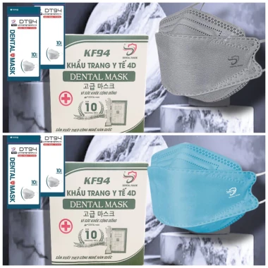 Khẩu trang 4D KF94 4 lớp kháng khuẩn chống UV - Tặng 10 cái - Giá chỉ 105000đ 17