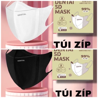 Khẩu trang 4D KF94 4 lớp kháng khuẩn chống UV - Tặng 10 cái - Giá chỉ 105000đ 33