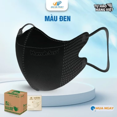 Khẩu trang 5D Hannah Seyo AHP 3 lớp kháng khuẩn chống bụi mịn UV giá chỉ 98k/thùng 600cái 16 Khẩu trang 5D Hannah Seyo AHP 3 lớp kháng khuẩn chống bụi mịn UV giá chỉ 98k/thùng 600cái 16