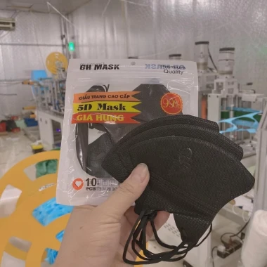 Khẩu Trang 5D Mask Cao Cấp Gia Hưng - Kháng Khuẩn, Ôm Mặt, Không Đau Tai - Giảm 20% chỉ 9000đ 5 Khẩu Trang 5D Mask Cao Cấp Gia Hưng - Kháng Khuẩn, Ôm Mặt, Không Đau Tai - Giảm 20% chỉ 9000đ 5