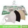 Khẩu Trang 5D Mask Long Hưng Chống Nắng UV 50+++ Thùng 100 Cái - Giá Rẻ 40k 2