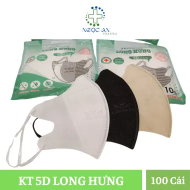 Khẩu Trang 5D Mask Long Hưng Chống Nắng UV 50+++ Thùng 100 Cái - Giá Rẻ 40k 2 Khẩu Trang 5D Mask Long Hưng Chống Nắng UV 50+++ Thùng 100 Cái - Giá Rẻ 40k 2