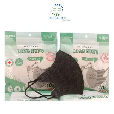 Khẩu Trang 5D Mask Long Hưng Chống Nắng UV 50+++ Thùng 100 Cái - Giá Rẻ 40k 4 Khẩu Trang 5D Mask Long Hưng Chống Nắng UV 50+++ Thùng 100 Cái - Giá Rẻ 40k 4