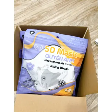 Khẩu Trang 5D Mask Quyền Anh - Thùng 100 Chiếc, Giá Chỉ 29.000đ, Bảo Vệ Tối Ưu 12