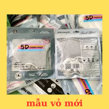 Khẩu Trang 5D Thịnh Phát 3 Lớp Kháng Khuẩn Chống Giọt Bắn - Giảm 18% Chỉ 290.000đ 3 Khẩu Trang 5D Thịnh Phát 3 Lớp Kháng Khuẩn Chống Giọt Bắn - Giảm 18% Chỉ 290.000đ 3