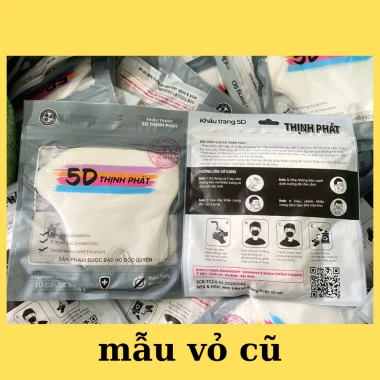 Khẩu Trang 5D Thịnh Phát 3 Lớp Kháng Khuẩn Chống Giọt Bắn - Giảm 18% Chỉ 290.000đ 4 Khẩu Trang 5D Thịnh Phát 3 Lớp Kháng Khuẩn Chống Giọt Bắn - Giảm 18% Chỉ 290.000đ 4