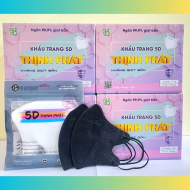 Khẩu Trang 5D Thịnh Phát 3 Lớp Kháng Khuẩn Chống Giọt Bắn - Giảm 18% Chỉ 290.000đ 11 Khẩu Trang 5D Thịnh Phát 3 Lớp Kháng Khuẩn Chống Giọt Bắn - Giảm 18% Chỉ 290.000đ 11