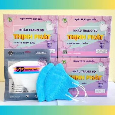 Khẩu Trang 5D Thịnh Phát 3 Lớp Kháng Khuẩn Chống Giọt Bắn - Giảm 18% Chỉ 290.000đ 13 Khẩu Trang 5D Thịnh Phát 3 Lớp Kháng Khuẩn Chống Giọt Bắn - Giảm 18% Chỉ 290.000đ 13