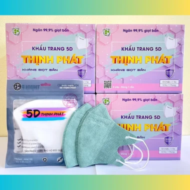 Khẩu Trang 5D Thịnh Phát 3 Lớp Kháng Khuẩn Chống Giọt Bắn - Giảm 18% Chỉ 290.000đ 19 Khẩu Trang 5D Thịnh Phát 3 Lớp Kháng Khuẩn Chống Giọt Bắn - Giảm 18% Chỉ 290.000đ 19