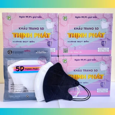 Khẩu Trang 5D Thịnh Phát 3 Lớp Kháng Khuẩn Chống Giọt Bắn - Giảm 18% Chỉ 290.000đ 21 Khẩu Trang 5D Thịnh Phát 3 Lớp Kháng Khuẩn Chống Giọt Bắn - Giảm 18% Chỉ 290.000đ 21