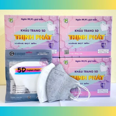 Khẩu Trang 5D Thịnh Phát 3 Lớp Kháng Khuẩn Chống Giọt Bắn - Giảm 18% Chỉ 290.000đ 22 Khẩu Trang 5D Thịnh Phát 3 Lớp Kháng Khuẩn Chống Giọt Bắn - Giảm 18% Chỉ 290.000đ 22