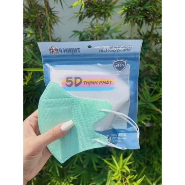 Khẩu Trang 5D Thịnh Phát Cao Cấp - Thùng 200 Cái Giá Rẻ 100k 5