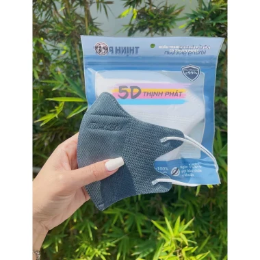 Khẩu Trang 5D Thịnh Phát Cao Cấp - Thùng 200 Cái Giá Rẻ 100k 11