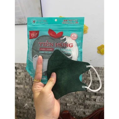 Khẩu Trang 5D Tiến Hùng - 100 Cái, Giá Chỉ 17100Đ, Tiết Kiệm 21% 11 Khẩu Trang 5D Tiến Hùng - 100 Cái, Giá Chỉ 17100Đ, Tiết Kiệm 21% 11