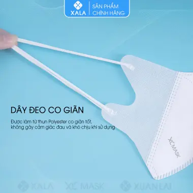 Khẩu trang y tế 5D Xuân Lai, 500 Chiếc Khẩu trang XL MASK Dành Cho Người Lớn 3 Lớp Vải Kháng Khuẩn 5
