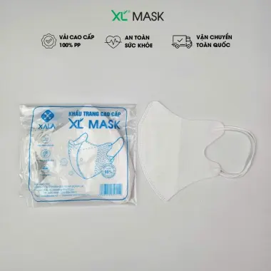 Khẩu trang y tế 5D Xuân Lai, 500 Chiếc Khẩu trang XL MASK Dành Cho Người Lớn 3 Lớp Vải Kháng Khuẩn 10