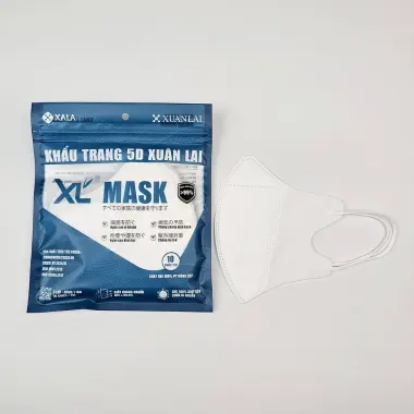 Khẩu trang y tế 5D Xuân Lai, 500 Chiếc Khẩu trang XL MASK Dành Cho Người Lớn 3 Lớp Vải Kháng Khuẩn 11