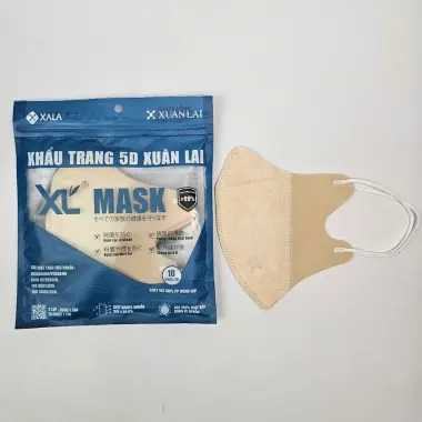 Khẩu trang y tế 5D Xuân Lai, 500 Chiếc Khẩu trang XL MASK Dành Cho Người Lớn 3 Lớp Vải Kháng Khuẩn 17