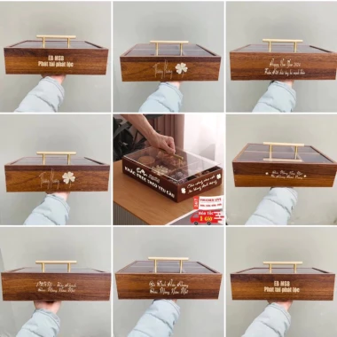 Khay đựng bánh kẹo Tết 2.026 khắc tên theo yêu cầu - hộp mứt, hạt dưa, bí, trái cây, giảm giá
