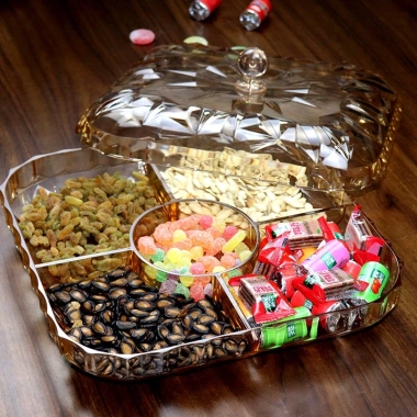 Khay Mứt Tết Trong Suốt TOM&TOM - Sáng Tạo, Tô Điểm Bàn Tiệc Xuân, Giá 219.000