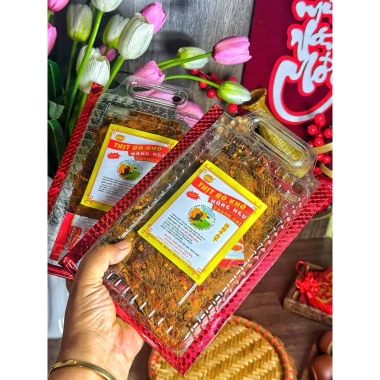 Khô Bò Miệng Mềm Hồng Ngự 300g - Đặc Sản Chuẩn Vị, Giá Siêu Giảm 199.000
