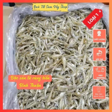 Khô Cá Cơm Trắng Tẩm Mặn Ngọt Bỏ Đầu - Thịt Thơm Ngon, Rim Ăn Cơm Thích, Giá Ưu Đãi 70k