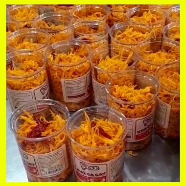 Khô gà cay vị bơ tỏi PoSi 100g - Ăn vặt Hà Nội siêu ngon giá chỉ 51k 5