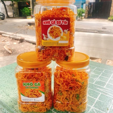 Khô Gà Lá Chanh 2Hủ và Bơ Tỏi 1Hủ - Ăn liền CoMBo 3Hủ 500g, giảm giá 310.000, giá gốc 381.300 5