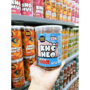 Khô Heo Cháy Tỏi DumBum 160g - Đồ Ăn Vặt Hà Nội Giá Rẻ 74000đ 3 Khô Heo Cháy Tỏi DumBum 160g - Đồ Ăn Vặt Hà Nội Giá Rẻ 74000đ 3