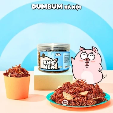 Khô Heo Cháy Tỏi DumBum 160g - Đồ Ăn Vặt Hà Nội Giá Rẻ 74000đ 6 Khô Heo Cháy Tỏi DumBum 160g - Đồ Ăn Vặt Hà Nội Giá Rẻ 74000đ 6