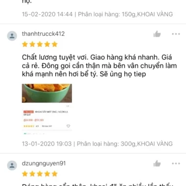 Khoai Lang Sấy Mật Ong Đà Lạt - Đặc Sản Giòn Rụm Giá Chỉ 29125đ 8 Khoai Lang Sấy Mật Ong Đà Lạt - Đặc Sản Giòn Rụm Giá Chỉ 29125đ 8