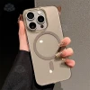 [Không bao giờ chuyển sang màu vàng] Màu sa mạc cho iPhone 17 16 Pro Max Siêu mỏng có kính máy ảnh Vỏ từ tính cho iPhone 15 14 13 12 11 Pro Max Plus 16E Air Ốp điện thoại PC cứng chống sốc trong suốt 2