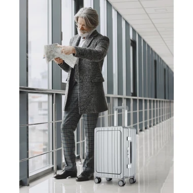 Khung nhôm Vali Hành lý Sea Choice 2040 size 20''24'28'' nhựa PC có Cổng USB Giá để cốc Khoá TSA & day kéo YKK chống bể 9 Khung nhôm Vali Hành lý Sea Choice 2040 size 20''24'28'' nhựa PC có Cổng USB Giá để cốc Khoá TSA & day kéo YKK chống bể 9