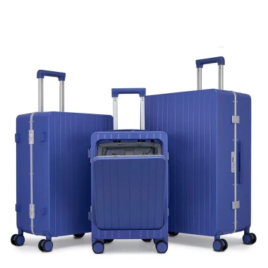 Khung nhôm Vali Hành lý Sea Choice 2040 size 20''24'28'' nhựa PC có Cổng USB Giá để cốc Khoá TSA & day kéo YKK chống bể 13 Khung nhôm Vali Hành lý Sea Choice 2040 size 20''24'28'' nhựa PC có Cổng USB Giá để cốc Khoá TSA & day kéo YKK chống bể 13