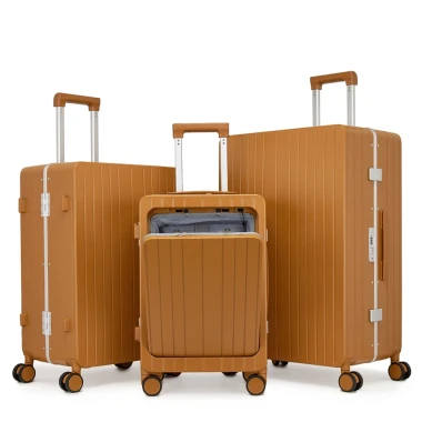 Khung nhôm Vali Hành lý Sea Choice 2040 size 20''24'28'' nhựa PC có Cổng USB Giá để cốc Khoá TSA & day kéo YKK chống bể 14 Khung nhôm Vali Hành lý Sea Choice 2040 size 20''24'28'' nhựa PC có Cổng USB Giá để cốc Khoá TSA & day kéo YKK chống bể 14