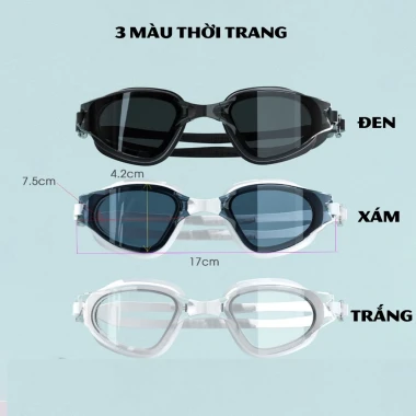 Kính Bơi Nam Nữ Cao Cấp Chống Thấm Nước UV - Dây Điều Chỉnh M5 Giá Cực Sốc 149k 6