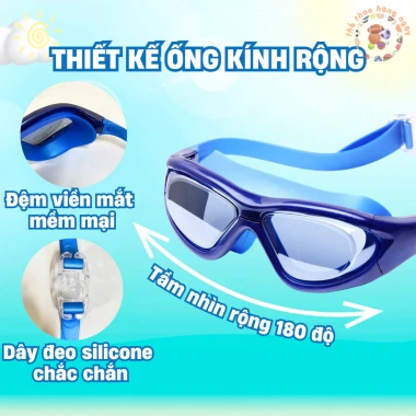 Kính Bơi Nam Nữ Cao Cấp Chống Tia UV Tráng Gương - Giảm 35k, Giá Chỉ 124k 2