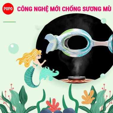 Kính Bơi Tiên Cá Trẻ Em POPO 871 Chống Nước Mờ Giá Tốt 169k Thay 206k 4 Kính Bơi Tiên Cá Trẻ Em POPO 871 Chống Nước Mờ Giá Tốt 169k Thay 206k 4