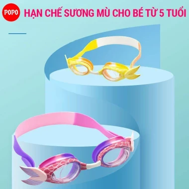 Kính Bơi Tiên Cá Trẻ Em POPO 871 Chống Nước Mờ Giá Tốt 169k Thay 206k 6 Kính Bơi Tiên Cá Trẻ Em POPO 871 Chống Nước Mờ Giá Tốt 169k Thay 206k 6
