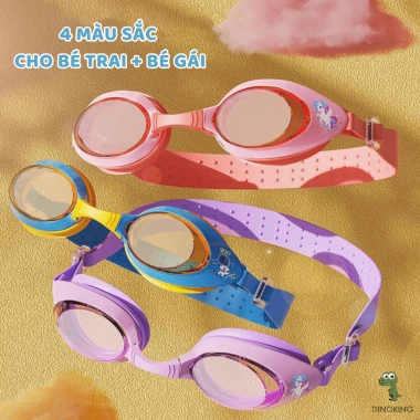 Kính Bơi Trẻ Em DINOKING Chống Mờ Cao Cấp - Combo Kính Mũ Bơi Cho Bé Trai Gái Giá Rẻ 65k 3