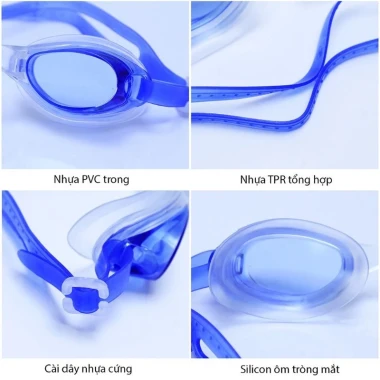 Kính Bơi Trẻ Em Wenfei Chống Nước Mờ, Êm Ái Cho Bé 3-10 Tuổi Giá Chỉ 22000Đ 3