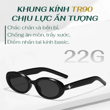 Kính Mát Nữ HUNO KR142 - TR90 Cao Cấp, Giảm 22% Còn 185k 4