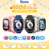 Kiumo Đồng Hồ Trẻ Em 4G GPS SOS Video HD Camera Kép Chống Nước Theo Dõi Sức Khỏe Cho Bé Trai Và Bé Gái 6-18 Tuổi